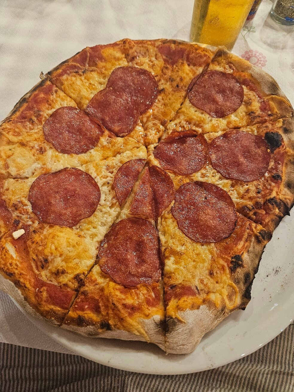 Wood-fired pizza